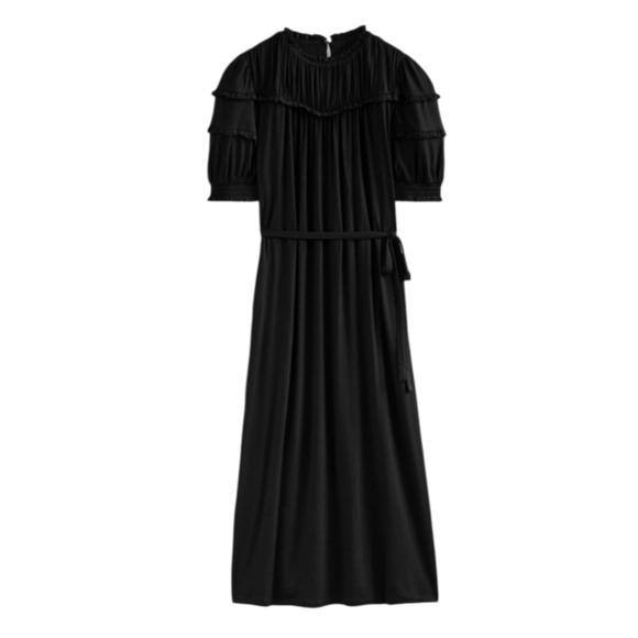 Boden Dresses & Skirts - Boden Yoke Detail Jersey Midi Dress‎ in Black Size 10